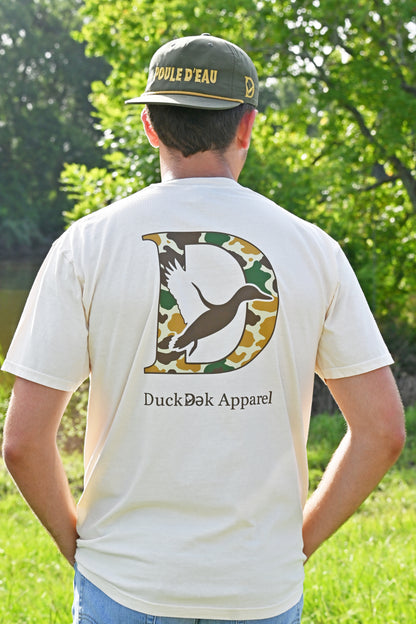 Logo Tee - Ivory & Camo