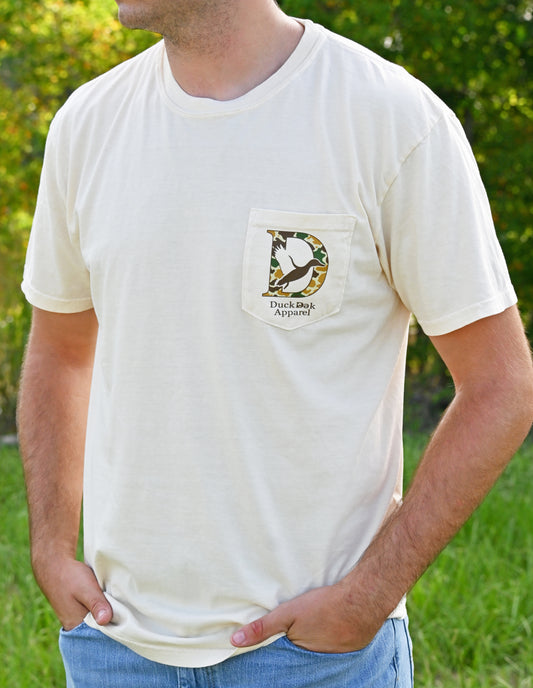 Logo Tee - Ivory & Camo