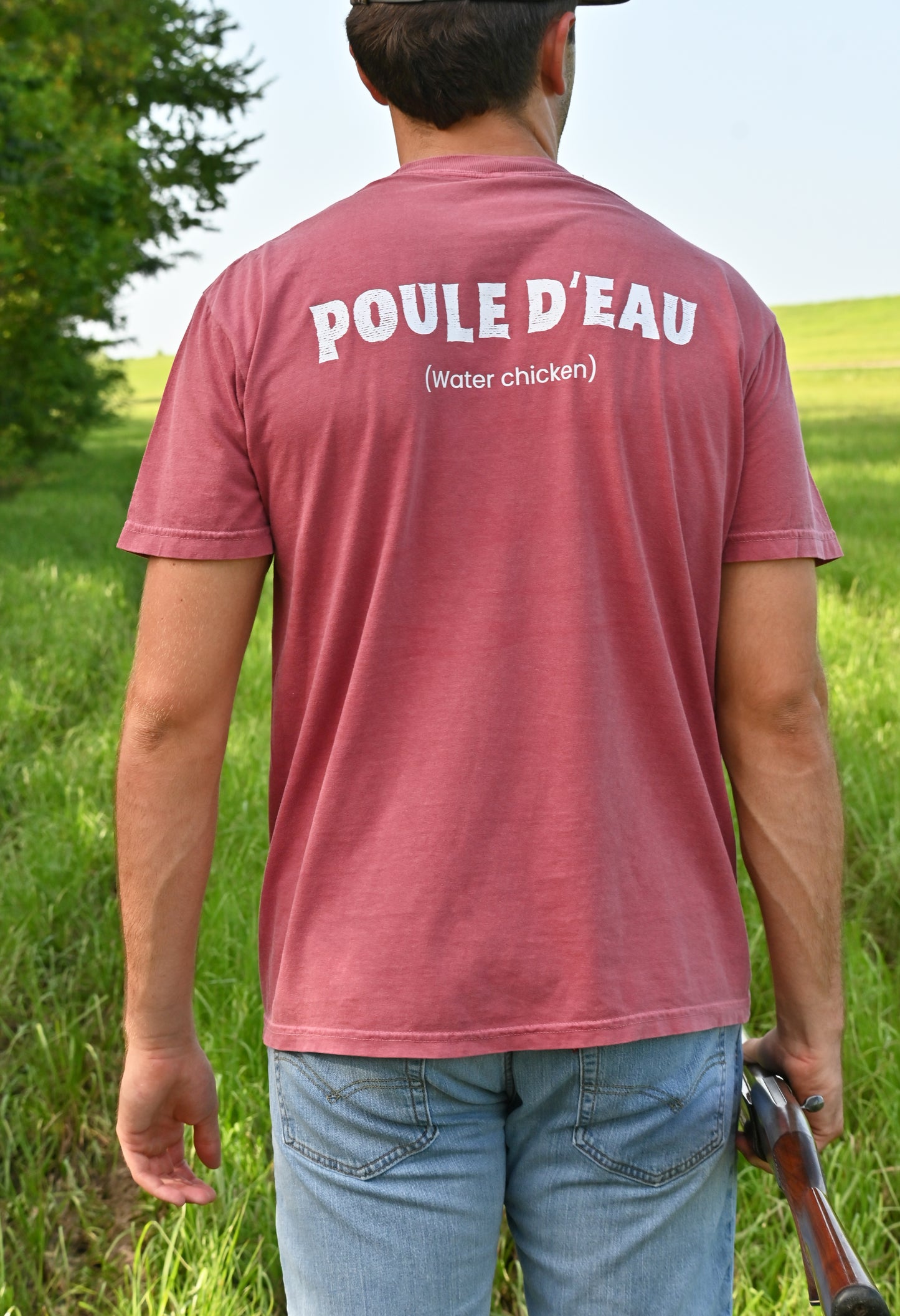 Poule D'eau Tee - Brick & White