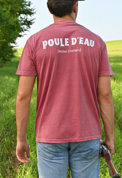 Poule D'eau Tee - Brick & White